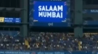 BJYM Demands Replacing ‘Salaam Mumbai’ With ‘Namaskar Mumbai’ at Wankhede Stadium During IPL BJYM Demands Replacing ‘Salaam Mumbai’ With ‘Namaskar Mumbai’ at Wankhede Stadium During IPL