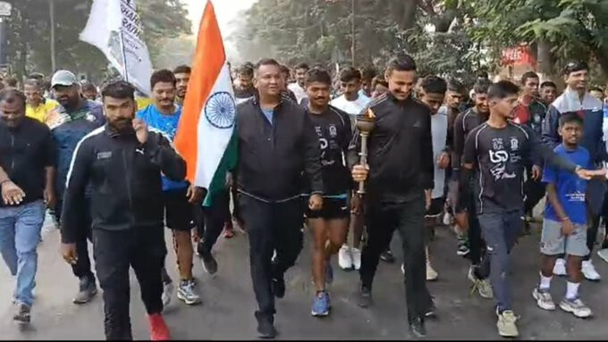 सांगली से मुंबई 470 किमी शहीद दौड़ की शुरुआत