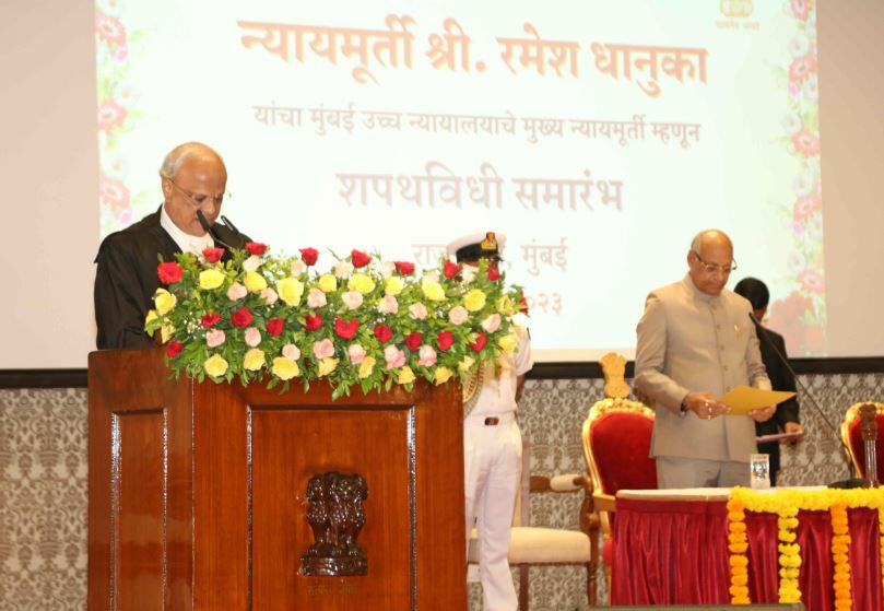 न्यायाधीश रमेश धानुका ने मुख्य न्यायाधीश के रूप में शपथ ली