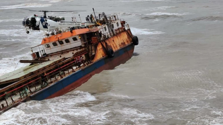Maharashtra: All 16 members rescued from sinking MV Mangalam in Raigad