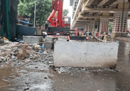Mumbai: Metro Line 9 Slab Collapses in Mira Bhayandar; Contractors Fined ₹12.5 Crore
