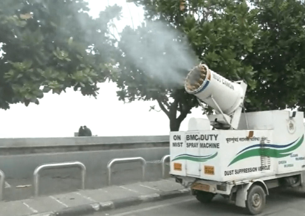 BMC deploys dust suppression vehicle; Mumbai records Moderate AQI for 3 days
