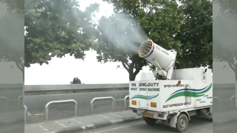 BMC deploys dust suppression vehicle; Mumbai records Moderate AQI for 3 days