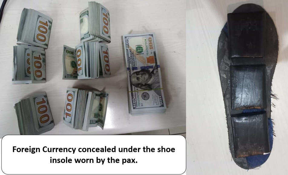 Over 20Kg Gold worth INR 13 Cr, 5kg Marijuana, Foreign Currency Seized at Mumbai airport; 7 held