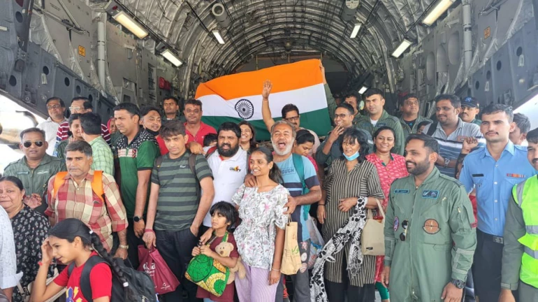 Operation Kaveri: 246 more evacuees from Sudan arrive in Mumbai Operation Kaveri: 246 more evacuees from Sudan arrive in Mumbai