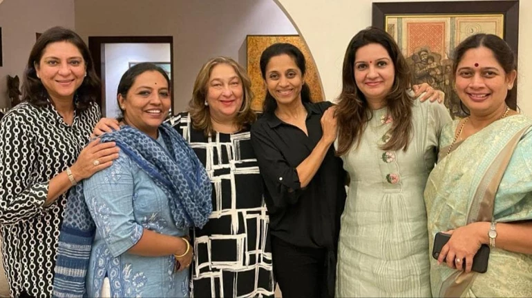 Supriya Sule meets women politicians from MVA over dinner