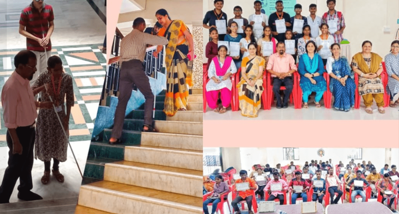 Thane: Two-days special mobility workshop has been organised for visually challenged