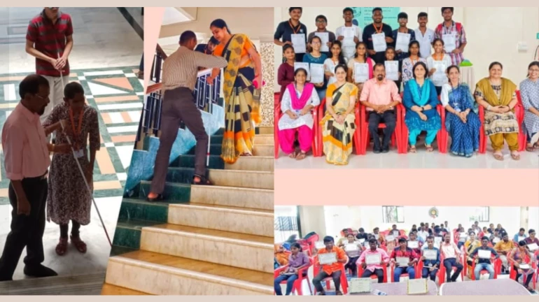 Thane: Two-days special mobility workshop has been organised for visually challenged Thane: Two-days special mobility workshop has been organised for visually challenged
