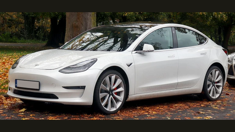 Tesla spotted on Mumbai-Pune Expressway, ignites speculation of imminent launch Tesla spotted on Mumbai-Pune Expressway, ignites speculation of imminent launch