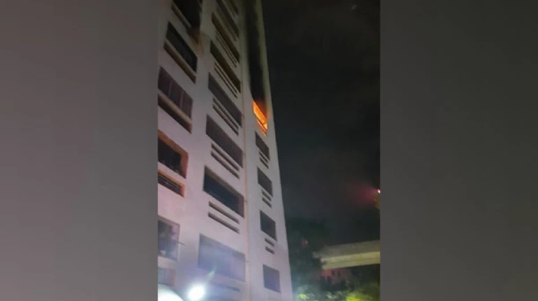 Thane: Fire breaks out in a plush 12-storey building, no injuries reported so far