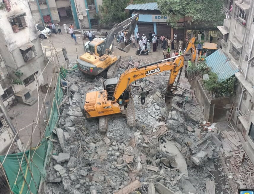 TMC takes actions against unauthorised constructions in Diva, Mumbra, Kalwa