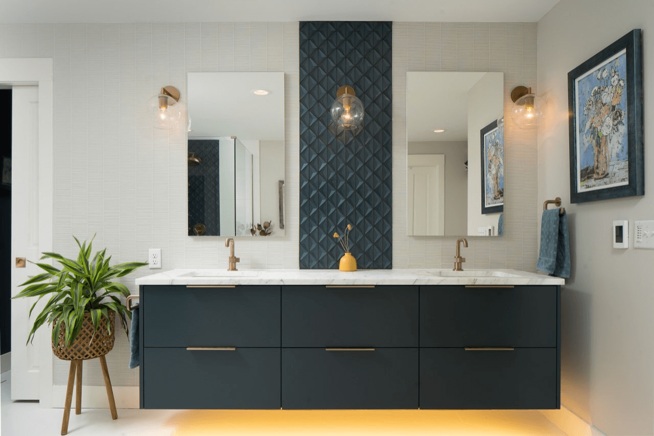 How to Mix and Match Bathroom and Living Room Tiles