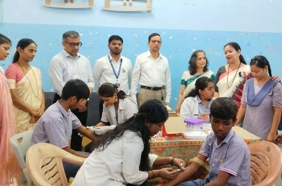 ठाणे महापालिकेच्या विद्यार्थ्यांसाठी हिमोग्लोबिनोपॅथी तपासणी मोहीम