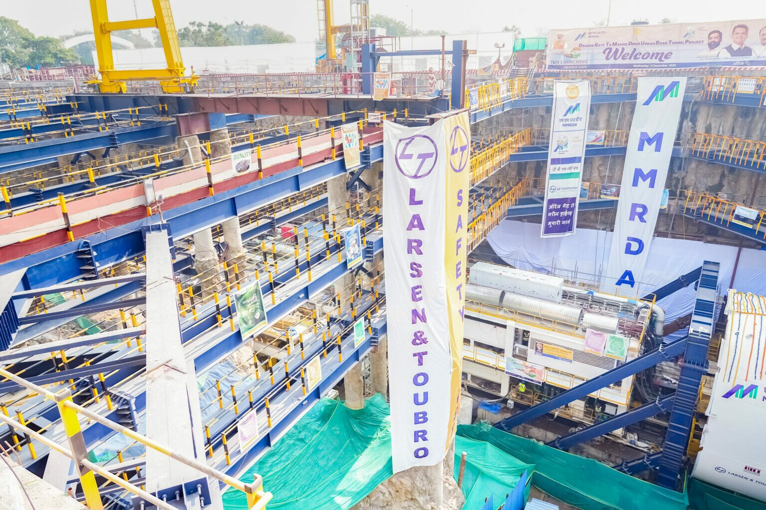 मुंबई - ऑरेंज गेट टनल प्रोजेक्ट लॉन्च