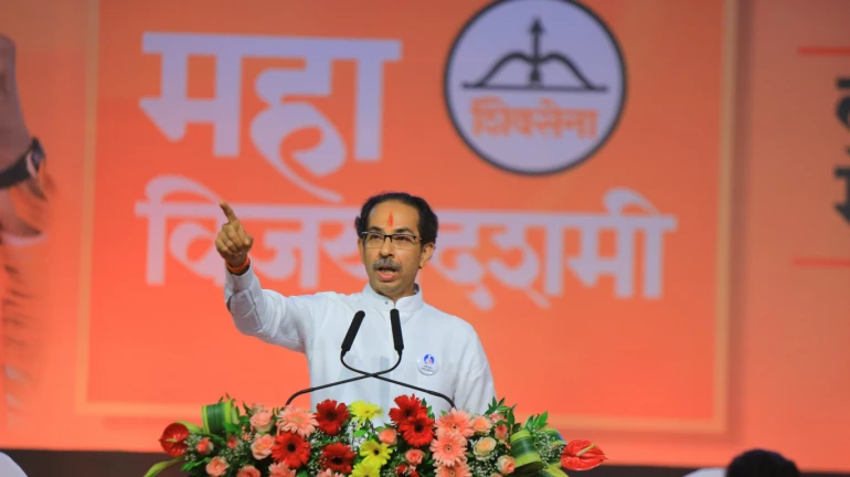 CM Uddhav Thackeray slams the opposition during the Dussehra Rally