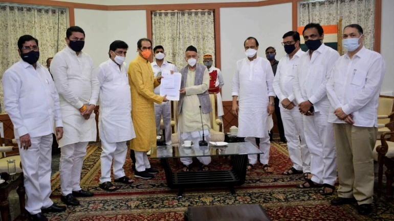 CM Uddhav Thackeray meets Governor seeking President's intervention for Maratha reservation