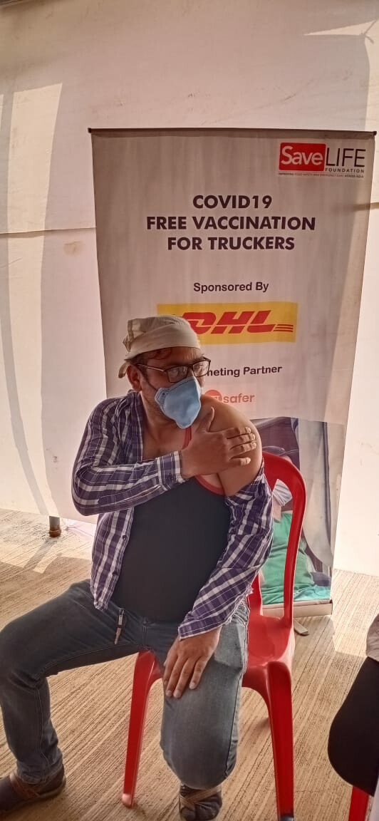 This NGO join hands with DHL Express to vaccinate Truck Drivers in Maharashtra