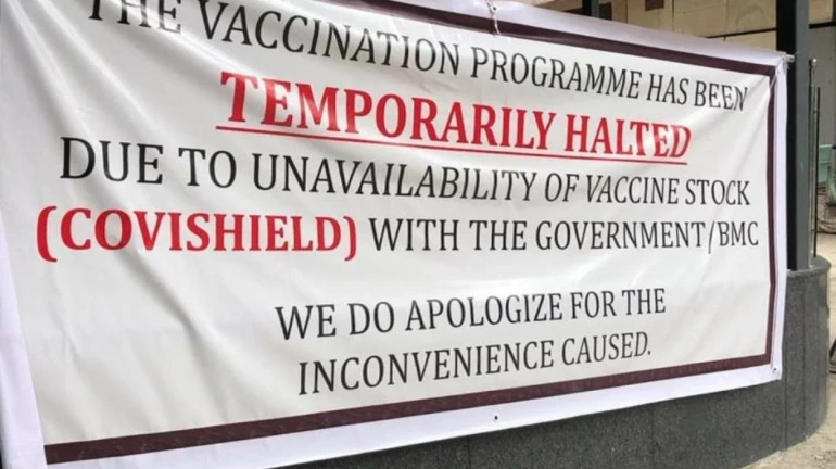 More than 70 Vaccination Centres in Mumbai shut due to shortage; Here's all the details
