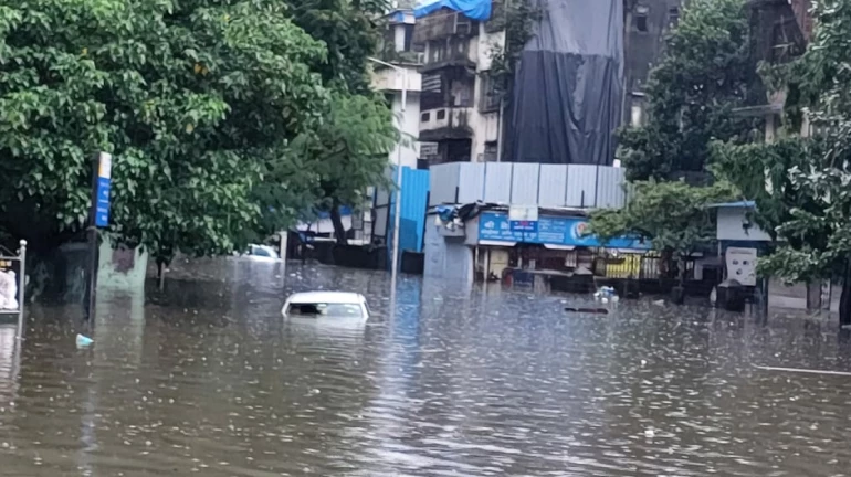 मुसळधार पावसामुळं मुंबईतील अनेक रस्ते, स्टेशन जलमय