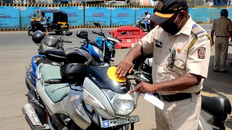 Mumbai Police discontinues the 'Colour Code' plan for vehicles Mumbai Police discontinues the 'Colour Code' plan for vehicles