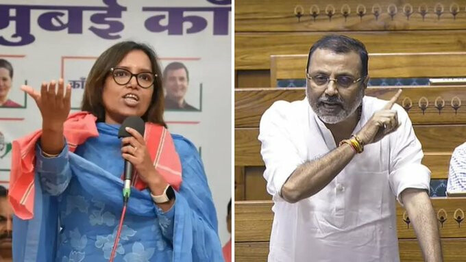 लोकसभा- मराठी-हिंदी विवाद को लेकर वर्षा गायकवाड़ और निशिकांत दुबे मे बहस