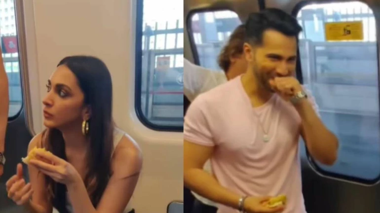 मुंबई मेट्रो में वरुण धवन ने खाया वड़ा पाव, लोगो ने पुछा 'मेट्रो में इसकी इजाजत है क्या? मुंबई मेट्रो में वरुण धवन ने खाया वड़ा पाव, लोगो ने पुछा 'मेट्रो में इसकी इजाजत है क्या?