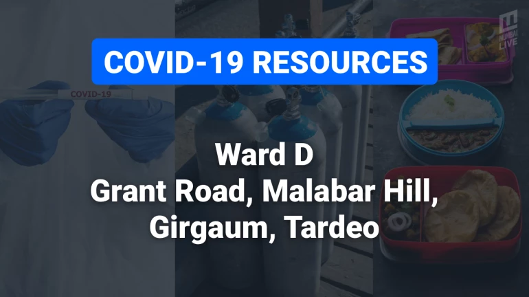 COVID-19 Resources & Information, Mumbai Ward D: ताडदेव, वालकेश्वर, महालक्ष्मी COVID-19 Resources & Information, Mumbai Ward D: ताडदेव, वालकेश्वर, महालक्ष्मी