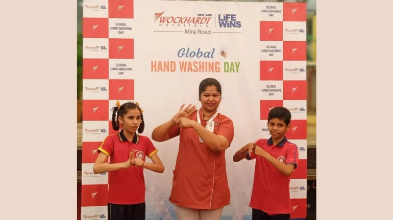 Wockhardt Hospital trains 1000 students on Handwashing Technique to commemorate Global Handwashing Day