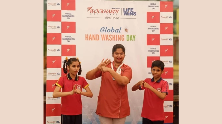 Wockhardt Hospital trains 1000 students on Handwashing Technique to commemorate Global Handwashing Day Wockhardt Hospital trains 1000 students on Handwashing Technique to commemorate Global Handwashing Day