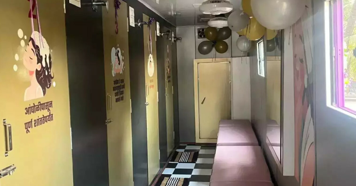 Mumbai Gets First Ever Mobile Washroom For Women
