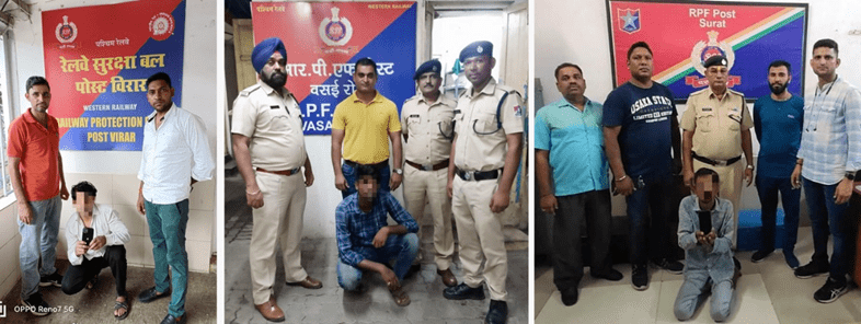 Mumbai: WR RPF Apprehends 226 thieves, 16 robbery So Far In 2022
