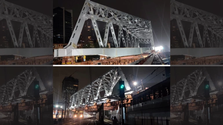 Mumbai's WR launched first girder of Delisle Bridge At Lower Parel Mumbai's WR launched first girder of Delisle Bridge At Lower Parel