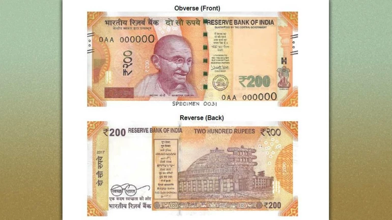 RBI to release 200 rupee bank notes on Friday, August 25