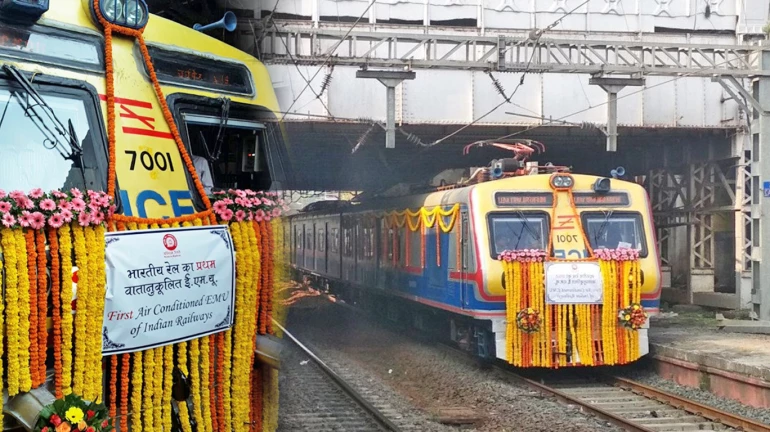 मध्य रेलवे की एसी ट्रेन में पिछले 3 महीनों में लगभग 50 लाख लोगों की संख्या देखी गई