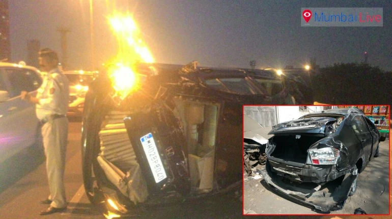 Honda City driver escapes death