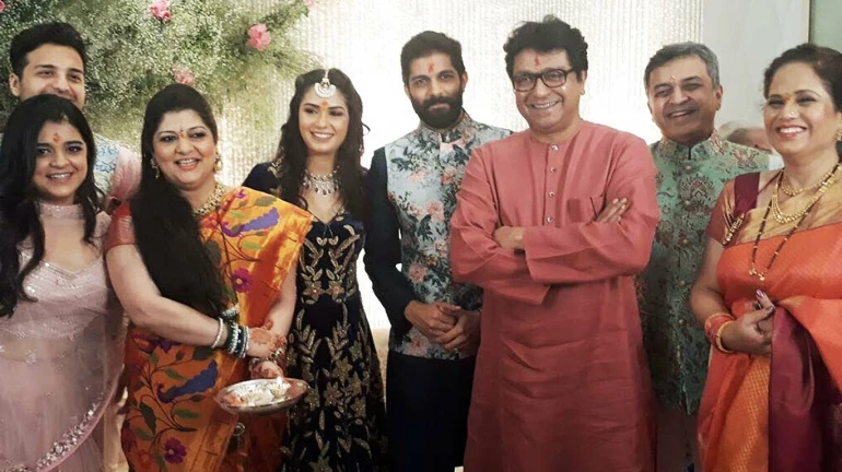 Raj Thackeray’s son Amit Thackeray gets engaged to Mumbai-based fashion designer