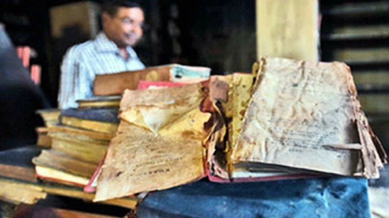 Sept 19 downpour damages 500 rare books of Mumbai’s vintage Asiatic Library