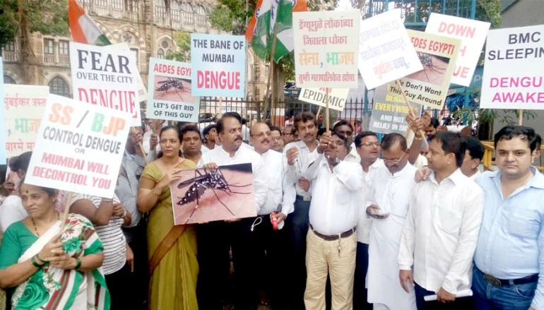 Congress blames BMC for dengue