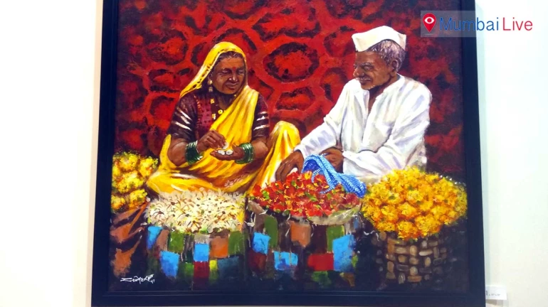 Painting exhibition in Worli