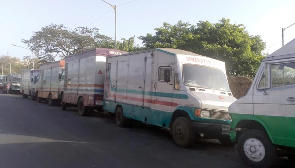 Illegal parked vans create problem