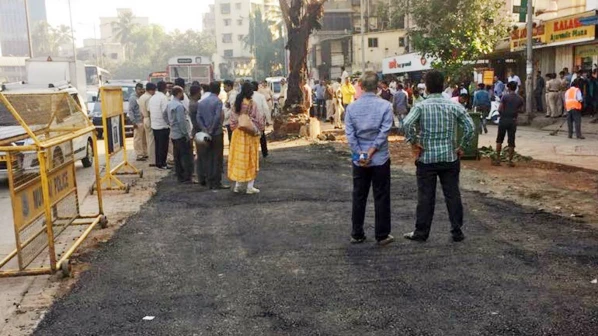 मारुती मंदिर हटवलं, जोगेश्वरी-विक्रोळी जोड रस्त्यांवरील वाहतूककोंडी फुटणार