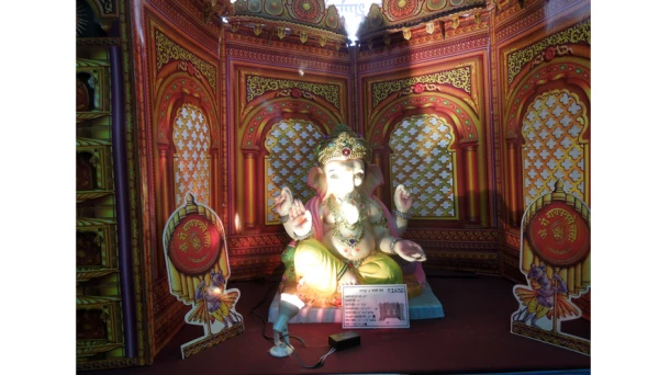Eco-friendly Bappa in exhibition