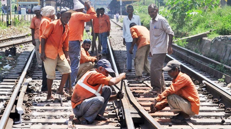 शनिवार को पश्चिम रेलवे पर नाइटब्लॉक, रविवार को मध्य रेलवे पर मेगाब्लॉक !