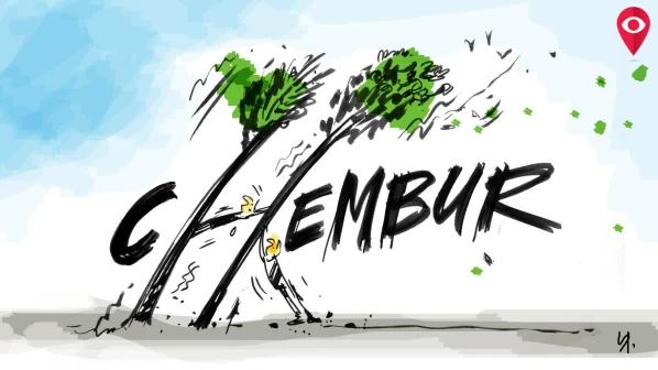 Chembur tree is falling down... falling down...