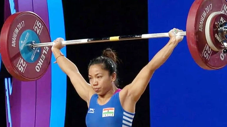 Mirabai Chanu wins gold at the World Weightlifting Championships 