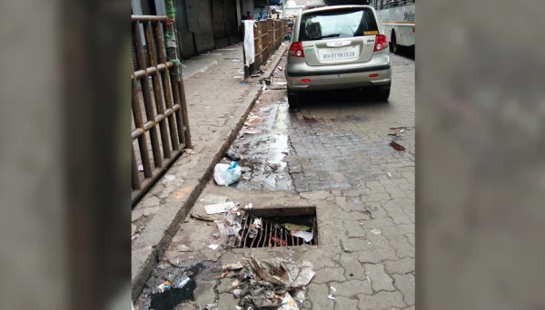 Gutter woes for Mohta Market