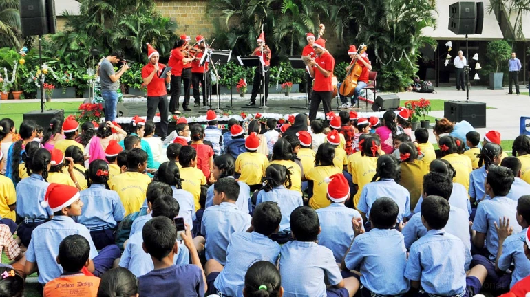 NCPA Celebrates Christmas with 170 children from NGOs across Mumbai