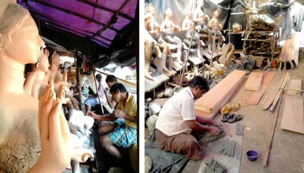 Eco-friendly goddess idols