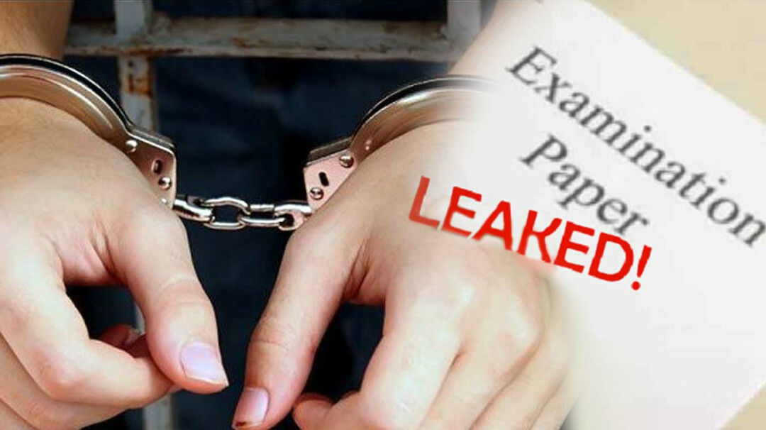 Computer technician and Nine others arrested for leaking an exam paper
