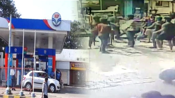 पेट्रोल पंपावर मोबाईल वापरासाठी हटकले म्हणून मारहाण!